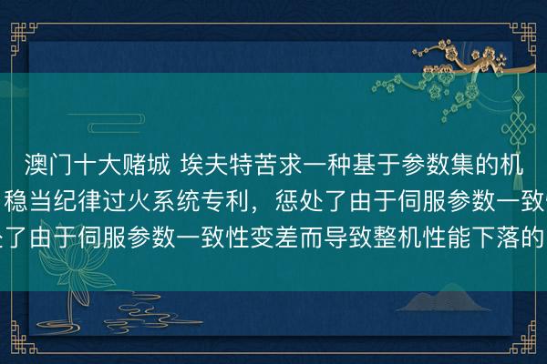 澳门十大赌城 埃夫特苦求一种基于参数集的机器东说念主伺服参数自稳当纪律过火系统专利，惩处了由于伺服参数一致性变差而导致整机性能下落的问题